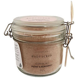 Скраб для тела солевой в стеклянной банке с ложкой 250 г