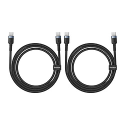 USB кабель Baseus E0418500 Cafule, Type-C, 2.0 м., Черный