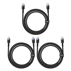 USB кабель Baseus E0418501 Cafule, Type-C, 2.0 м., Черный