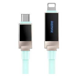 USB кабель Remax CB13 Apple iPhone SE 2022 / iPhone 14 Pro Max / iPhone 14 Plus / iPhone 14 Pro / iPhone 14 / iPhone 13 Pro / iPhone 13 Mini / iPhone 13 / iPhone 13 Pro Max / iPhone 12 Mini / iPhone 12 Pro Max / iPhone 12 Pro, Lightning, 1.2 м., Зеленый