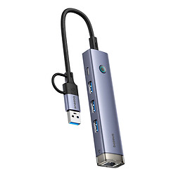 USB Hub Baseus B0005280B811-14 UltraJoy, USB, Type-C, Сірий