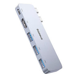 USB Hub Baseus B0005280181 UltraJoy, Type-C, Сірий