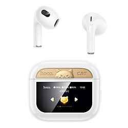 Bluetooth-гарнитура Hoco EW87 Gata, Стерео, Белый
