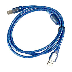 Кабель для принтера, USB-AM, USB-BM, 1.5 м., Синій