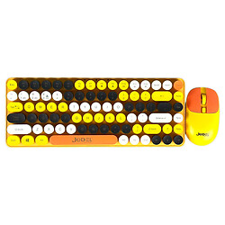 Клавіатура та миша Jedel WS682 Colorful, Жовтий