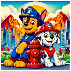 Алмазна мозаїка "Дві собачки", 30х40 см, Mic