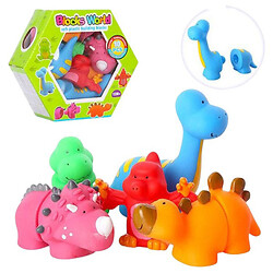 Гумовий конструктор "Логіка: Динозаври", 10 деталей