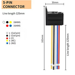 Реле електромеханічне LBW3/5 Pin Connector