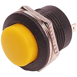 Кнопка без фіксації R13-507 Yellow Button