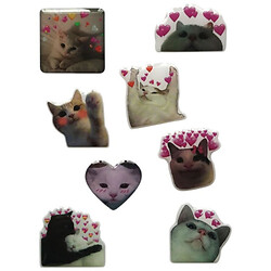 Набір наклейок 3D STICKERS Cat 6