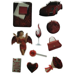 Набор наклеек 3D STICKERS Fashin style 27