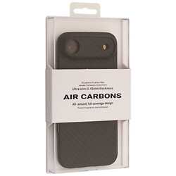 Чохол (накладка) Apple iPhone 17 Air, K-DOO Air Carbon, Чорний