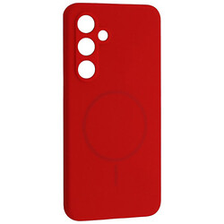 Чохол (накладка) Samsung Galaxy S25, Air Beats, MagSafe, Червоний