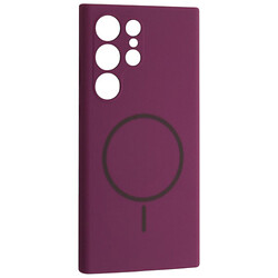 Чехол (накладка) Samsung Galaxy S25 Ultra, Air Beats, MagSafe, Фиолетовый