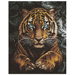 Алмазна мозаїка "Дикий тигр", 40х50 см, Ідейка