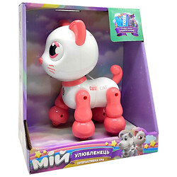 Інтерактивна тварина "Мій улюбленець: КІШЕЧКА", сенсорний датчик, підсвічування, пісні та фрази, ходить, Wtoys