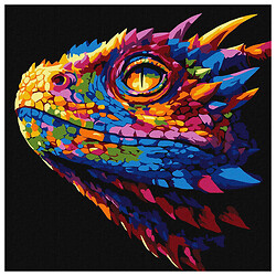 Картина по номерам "Яркий дракон", 30х30 см, Ідейка