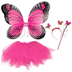 Маскарадный костюм "Крылья", с подсветкой, 45х37см, юбочка, обруч, Mic