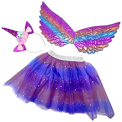 Маскарадный костюм "Ангел", крылья, обруч, юбочка, Mic