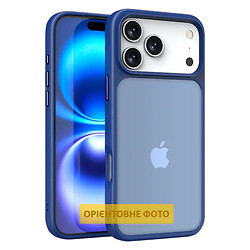 Чехол (накладка) Apple iPhone 17 Pro Max, Epik Metal Buttons, Navy Blue, Синий