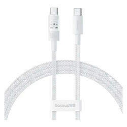 USB кабель Baseus P10373000111-01 Gem, Type-C, 2.0 м., Білий