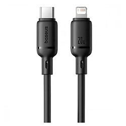 USB кабель Baseus P10377701 Silky Apple iPhone SE 2022 / iPhone 14 Pro Max / iPhone 14 Plus / iPhone 14 Pro / iPhone 14 / iPhone 13 Pro / iPhone 13 Mini / iPhone 13 / iPhone 13 Pro Max / iPhone 12 Mini / iPhone 12 Pro Max, Lightning, 2.0 м., Черный