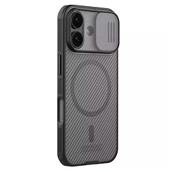 Чехол (накладка) Apple iPhone 17, Nillkin CamShield Pro Magnetic, Transparent Black, Черный