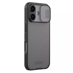 Чохол (накладка) Apple iPhone 17, Nillkin Camshield, Transparent Black, Чорний