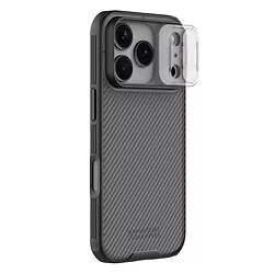 Чехол (накладка) Apple iPhone 17 Pro, Nillkin Camshield, Transparent Black, Черный