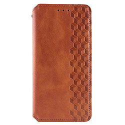 Чохол (книжка) Xiaomi Poco X6 / Redmi Note 13 Pro 5G, GETMAN Cubic, Коричневий