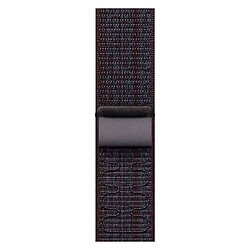 Ремінець Apple Watch 42 / Watch 44, Sport Loop Band, Black-Blue, Чорний