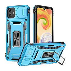 Чохол (накладка) Samsung A075 Galaxy A07, Epik Camshield Army Ring, Light Blue, Блакитний