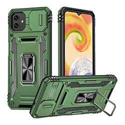 Чохол (накладка) Samsung A075 Galaxy A07, Epik Camshield Army Ring, Army Green, Оливковий