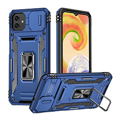 Чохол (накладка) Samsung A075 Galaxy A07, Epik Camshield Army Ring, Navy, Синій