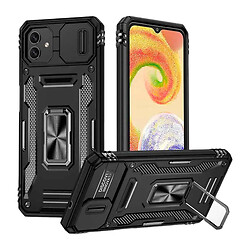 Чохол (накладка) Samsung A075 Galaxy A07, Epik Camshield Army Ring, Чорний