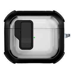 Чехол (накладка) Apple AirPods 4, Epik Locking Button, Черный