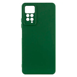 Чехол (накладка) Xiaomi Redmi Note 11 Pro / Redmi Note 11 Pro 5G, GETMAN Liquid Silk, Dark Green, Зеленый