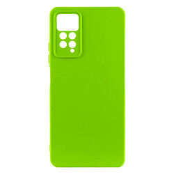 Чохол (накладка) Xiaomi Redmi Note 11 Pro / Redmi Note 11 Pro 5G, GETMAN Liquid Silk, Neon Green, Салатовий