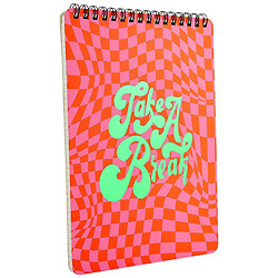 Блокнот А5 на спирали с надписью 60 листов