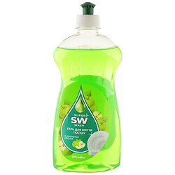 Гель для мытья посуды SUPER Wash с ароматом яблока 500 мл
