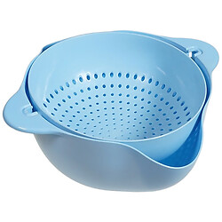 Друшляк пластиковий подвійний з мискою в асортименті