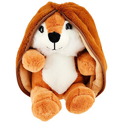 Игрушка мягкая трансформер Животное на молнии 20 см