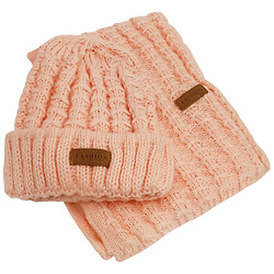 Комплект жіночий в'язаний: шапка+шарф