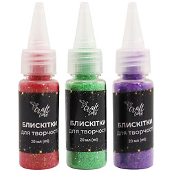 Набор блесток для творчества Craft time