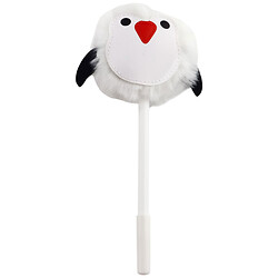 Ручка гелевая с пушистой фигуркой Пингвин