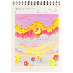 Скетчбук А4 на спирали с рисунком 45 листов