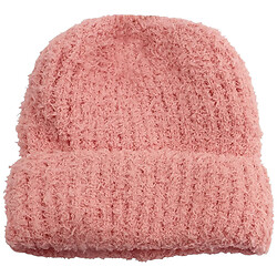 Утепленная шапка женская с отворотом однотонная