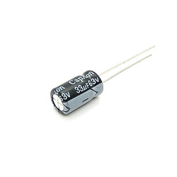 Конденсатор электролитический ECAP-KM-33mkf - 63v (105°C) (KM) 6,3x11