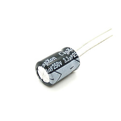 Конденсатор електролітичний ECAP-KM-3,3mkf - 250v (105°C) (KM) 8x11,5