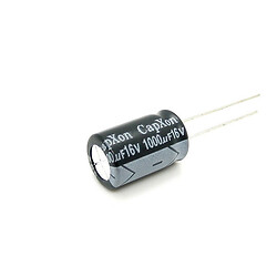 Конденсатор электролитический ECAP-KM-1000mkf - 16v (105°C) (KM) 10x16